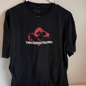 VINTAGE 2000 THEM CROOKED VULTURES TOUR T-Shirt with Red Graphic
